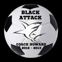 Custom Hand Painted Soccer Ball for Coach / Asst. Coach